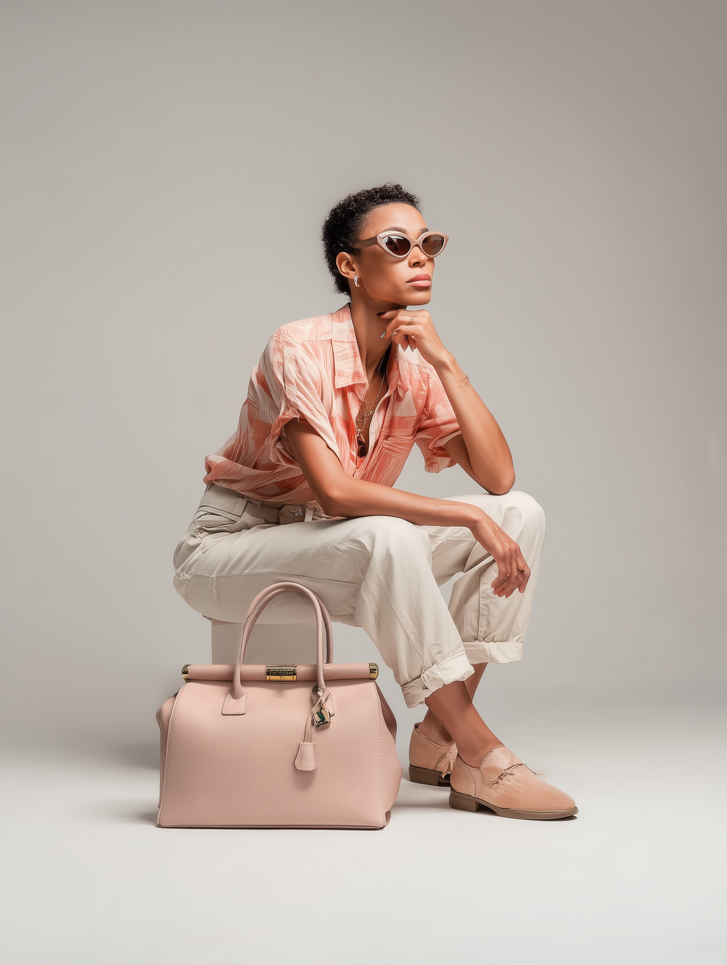 Flavia Structured Pebble Leather Women's Handbag with Shoulder Strap by Clemés (4 Colours)