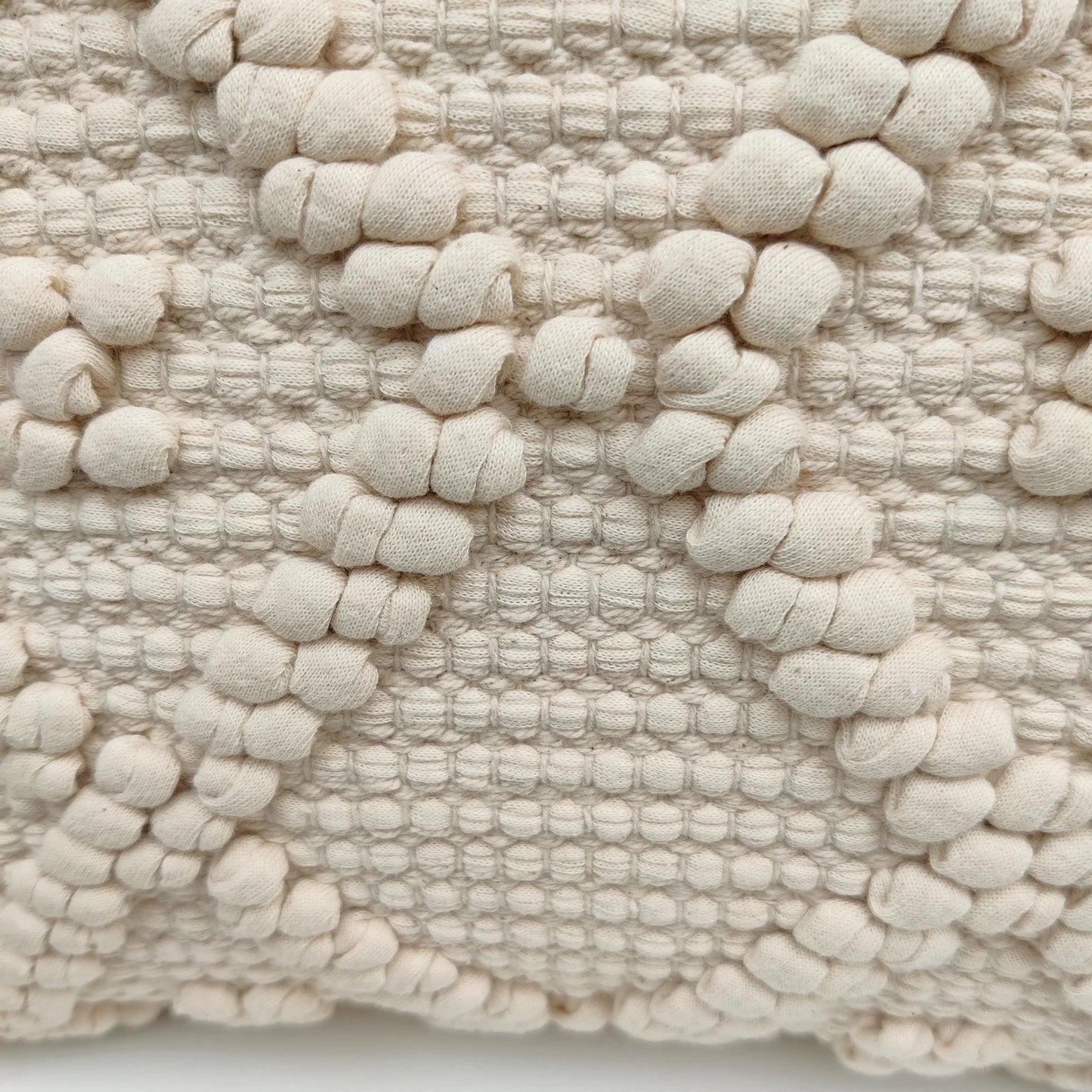 Atlas Diamond Natural Wool Cushion 50 x 50 cm