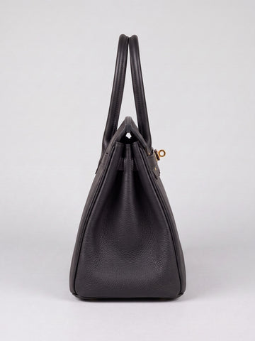 Letizia Black Calfskin Bag by Clemés – side view