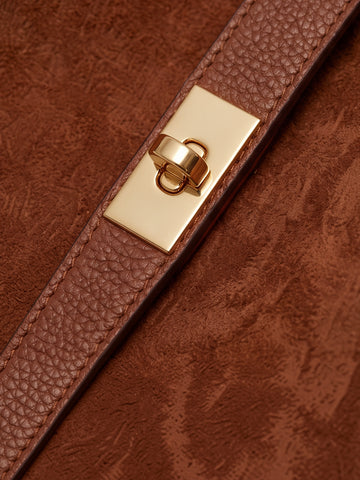 Bianca Large Suede Handbag by Clemés