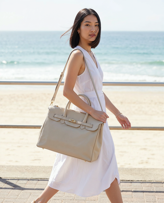Valentina Maxi Leather Tote by Clemés
