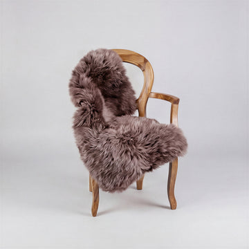 Single X-Large Premium Sheepskin Rug & Throw, (W65 x L100 cm), Taupe