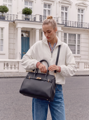 Zoe Leather Tote by Clemés