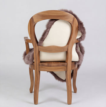 Single X-Large Premium Sheepskin Rug & Throw, (W65 x L100 cm), Taupe