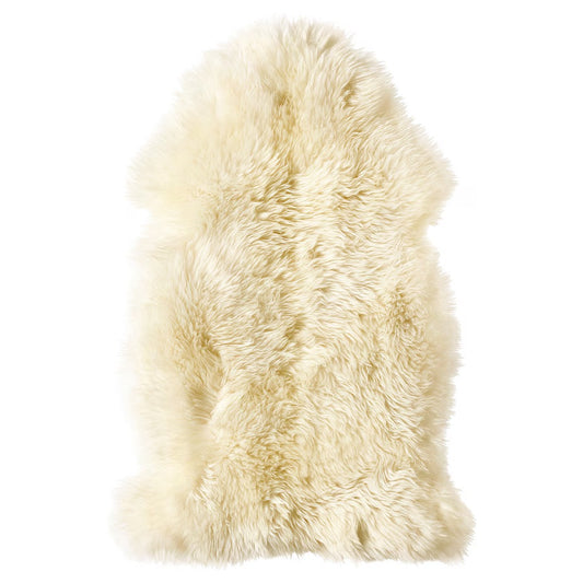 Single X-Large Premium Sheepskin Rug & Throw, (W60 x L100 cm), Ivory