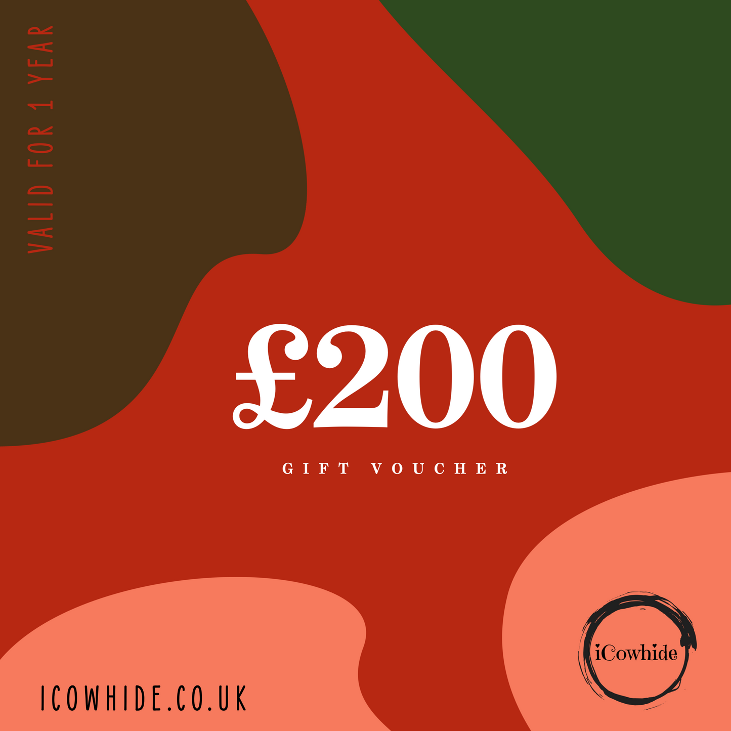 iCowhide £200 Digital Gift Card