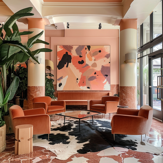 Match with Peach Fuzz, Pantone's colour of 2024