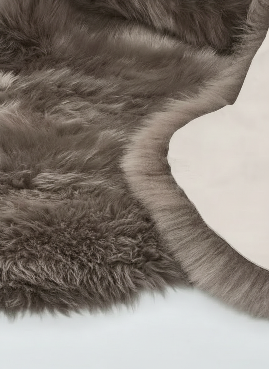 Sexto Sheepskin, L180 x W150 cm, X-Large, Vole