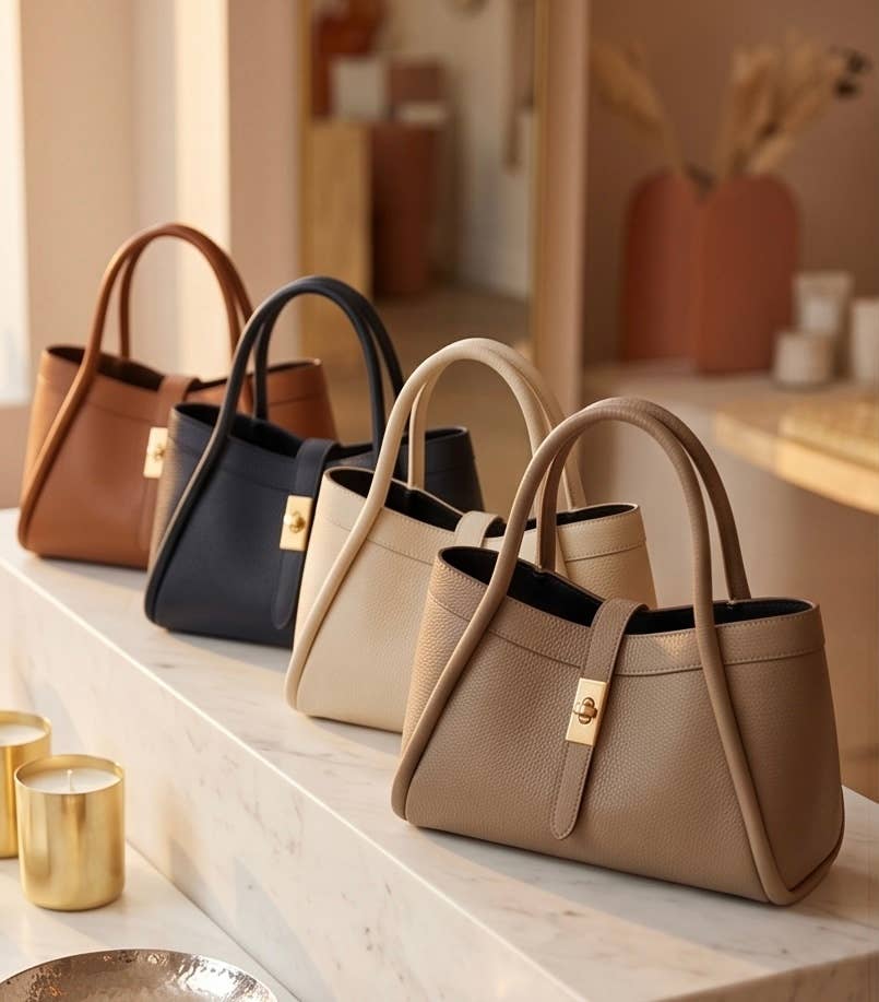 Bianca Leather Tote Bag by Clemés