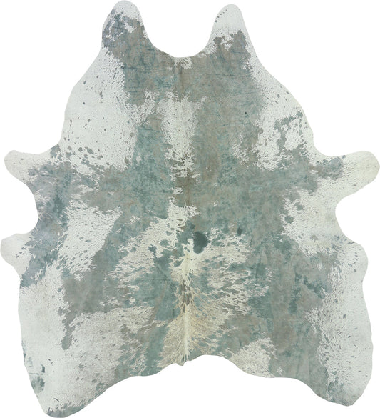 Premium Natural Brazilian Cowhide Acid Wash Platinum