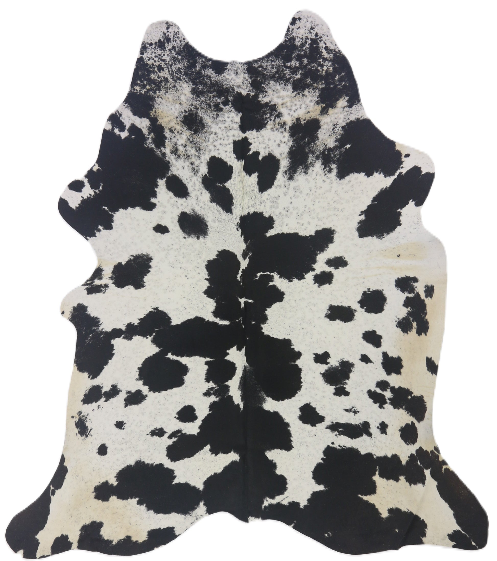 Premium Natural Brazilian Cowhide Black & White Large 3.5–3.9 m²