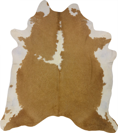 Premium Natural Brazilian Cowhide Beige & White XXL 4.5–4.99 m²