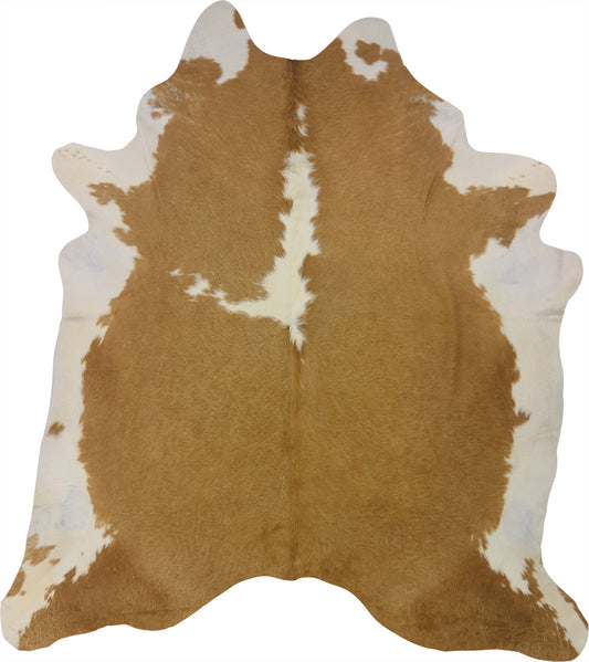 Premium Natural Brazilian Cowhide Beige & White XXL 4.5–4.99 m²