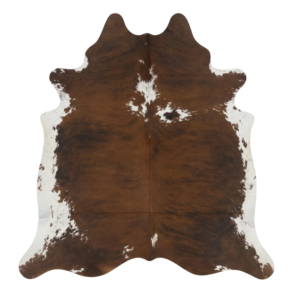 Premium Natural Brazilian Cowhide Tri Colour Medium 2.5–3.4 m²