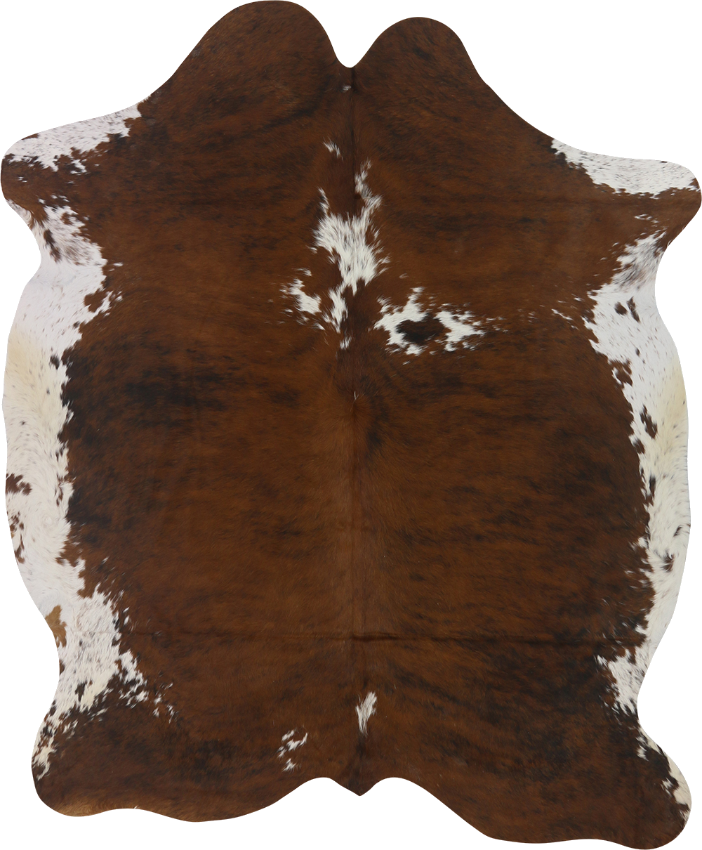 Premium Natural Brazilian Cowhide Tri Colour Medium 2.5-3.4m