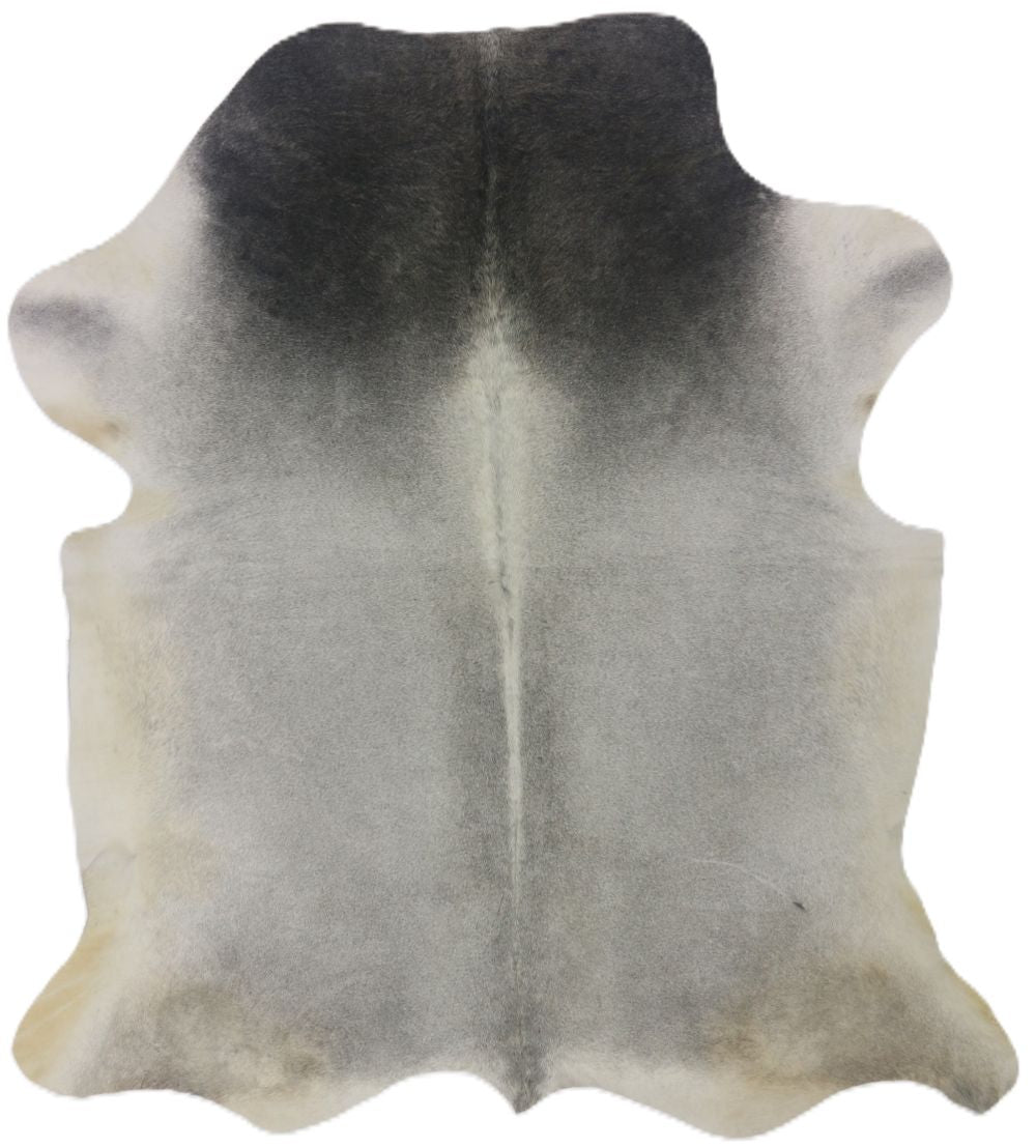 Premium Natural Brazilian Cowhide Grey Large 3.5–3.9 m²