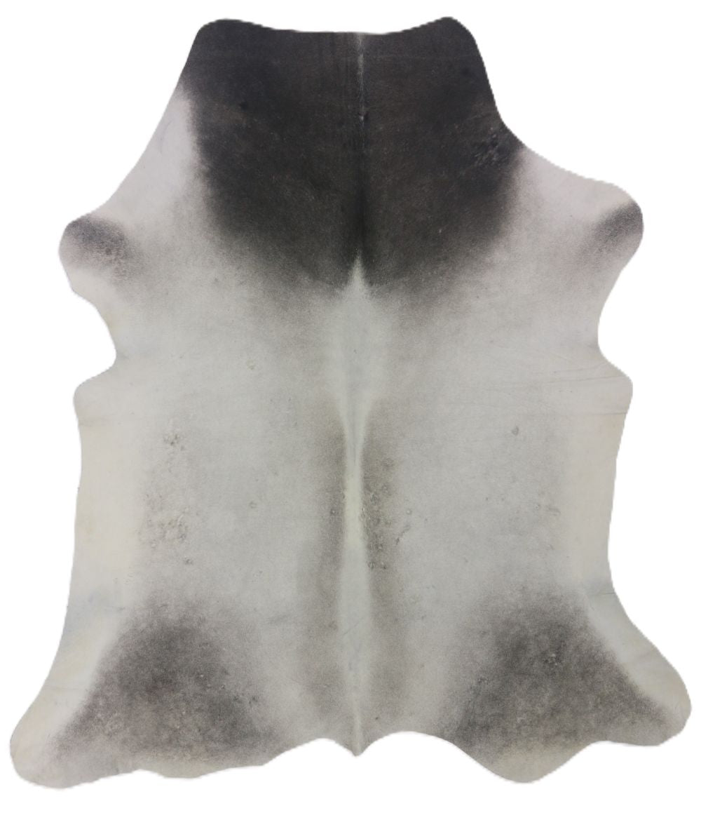 Premium Natural Brazilian Cowhide Grey Large 3.5–3.9 m²