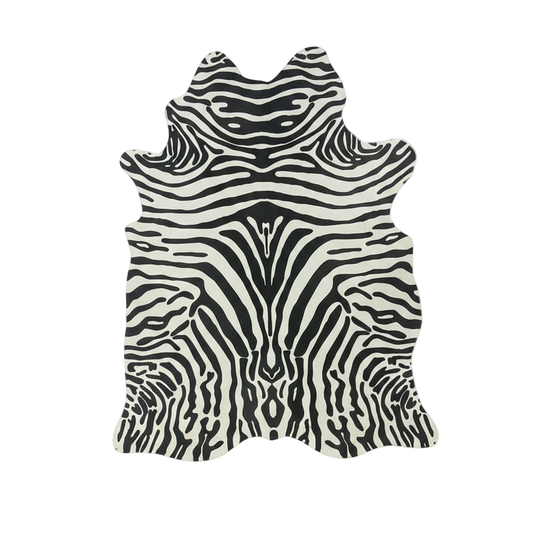 Natural Premium Brazilian Cowhide Printed Zebra, Large (2 Patterns)