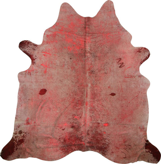 Premium Natural Brazilian Cowhide Metallic Grey Large 3–5 m²