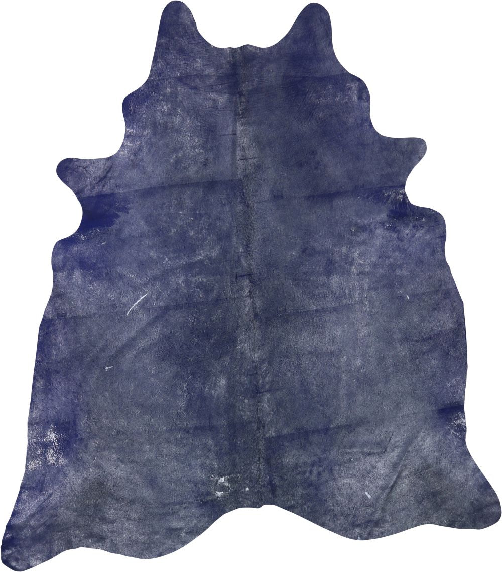 Premium Natural Brazilian Cowhide Metallic Purple Large 3–5 m²