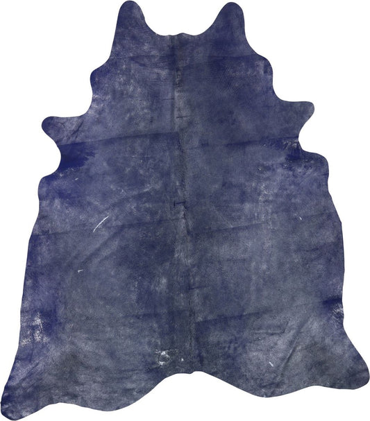 Premium Natural Brazilian Cowhide Metallic Purple Large 3–5 m²