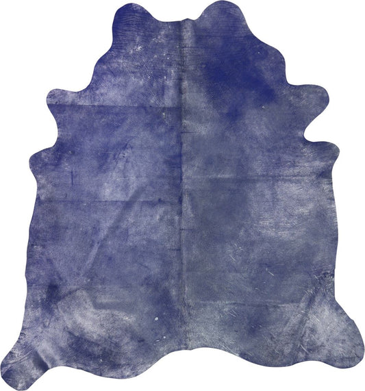 Premium Natural Brazilian Cowhide Metallic Violet Large 3–5 m²