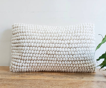 Natural Wool Lumbar Cushion