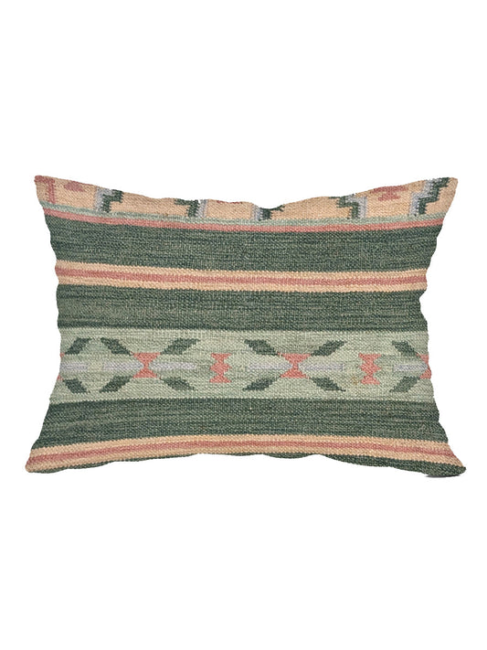 Turkish Kilim Vintage Cushion Cover - 59 x 40 cm