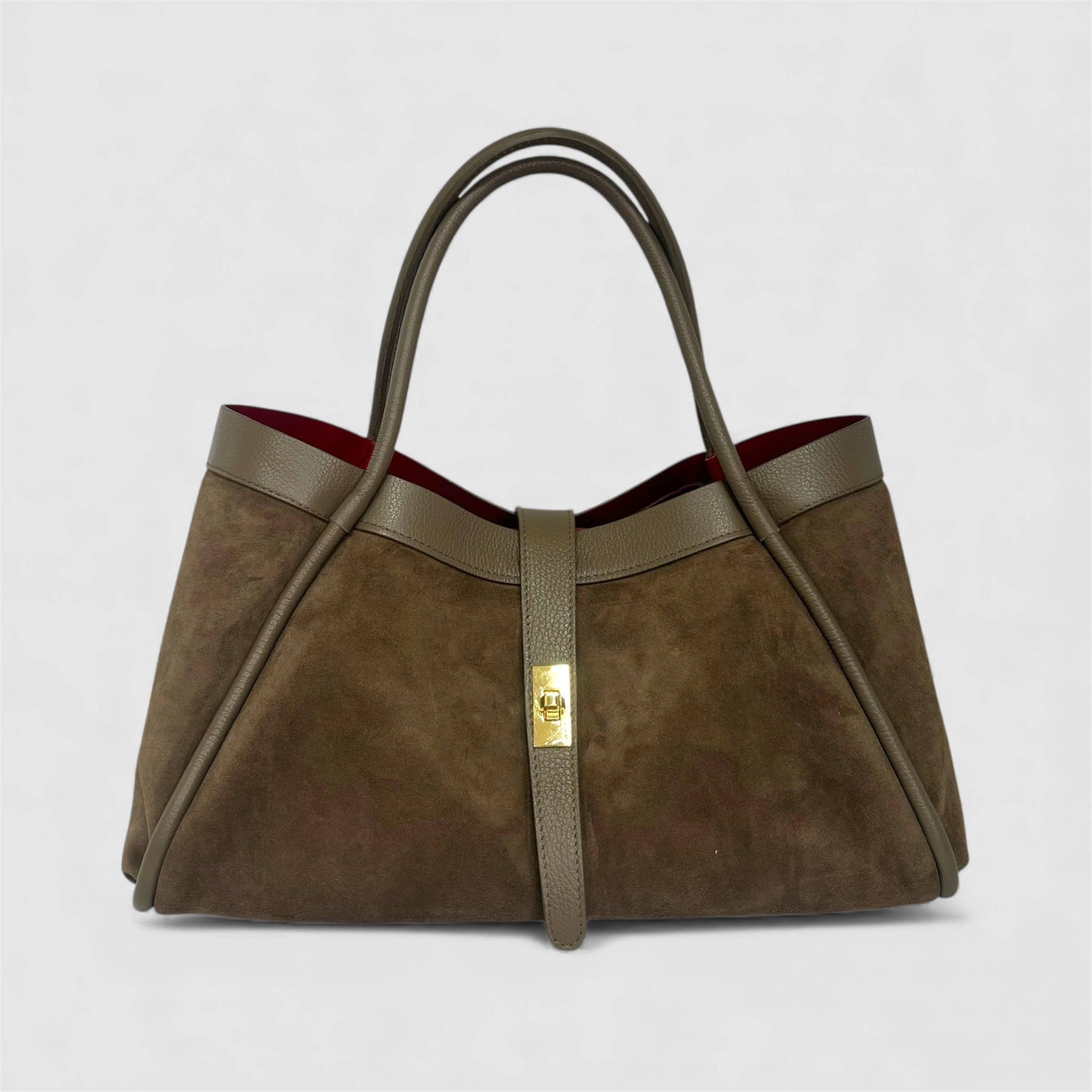 Bianca Suede Handbag by Clemés