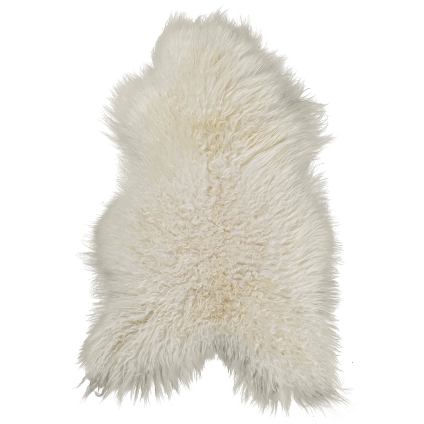 Premium Natural Icelandic Long Wool Sheepskin Rug, X-Large