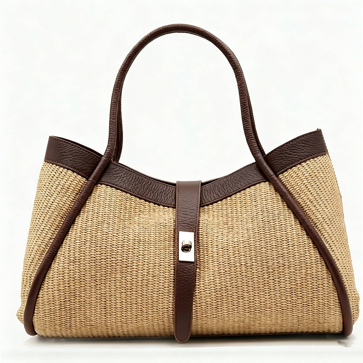 Bianca Raffia Handbag by Clemés