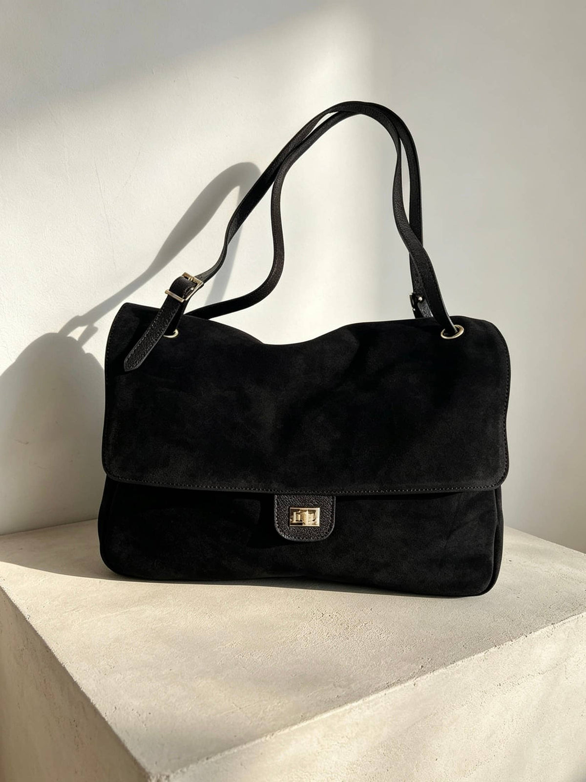 Louise XL Suede Shoulder Bag by Clemés
