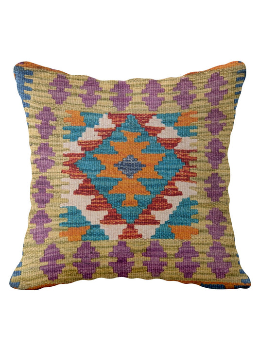 Afghan Kilim Cushion Cover - 45 x 45 cm