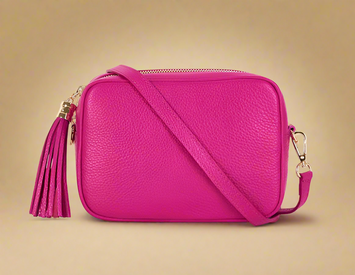 Éloise Genuine Leather Tassel Camera Bag by Clemés