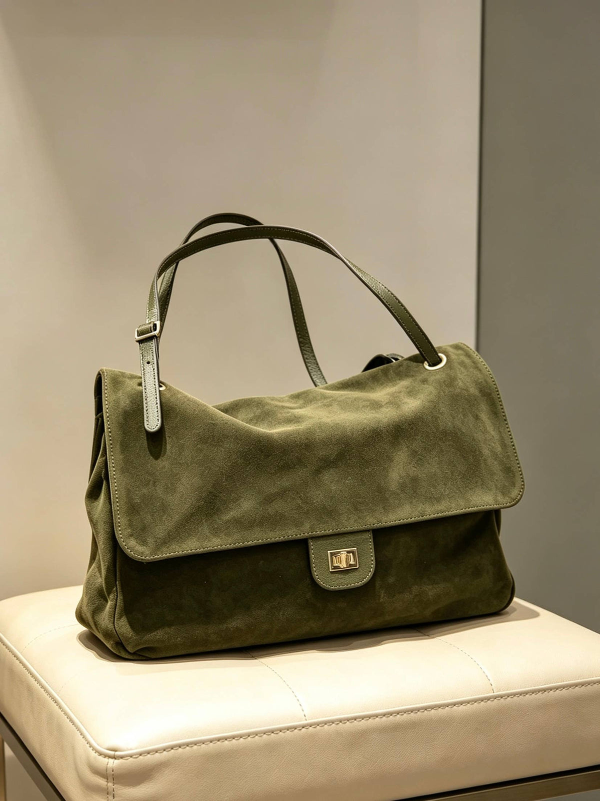 Louise XL Suede Shoulder Bag by Clemés