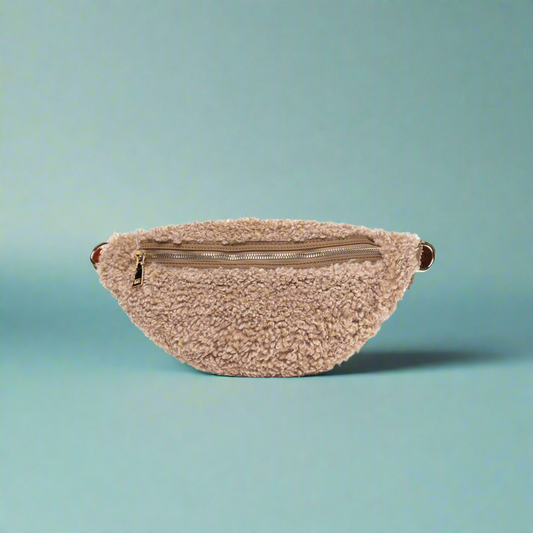 Nevina Shearling & Leather Bum Bag by Clemés