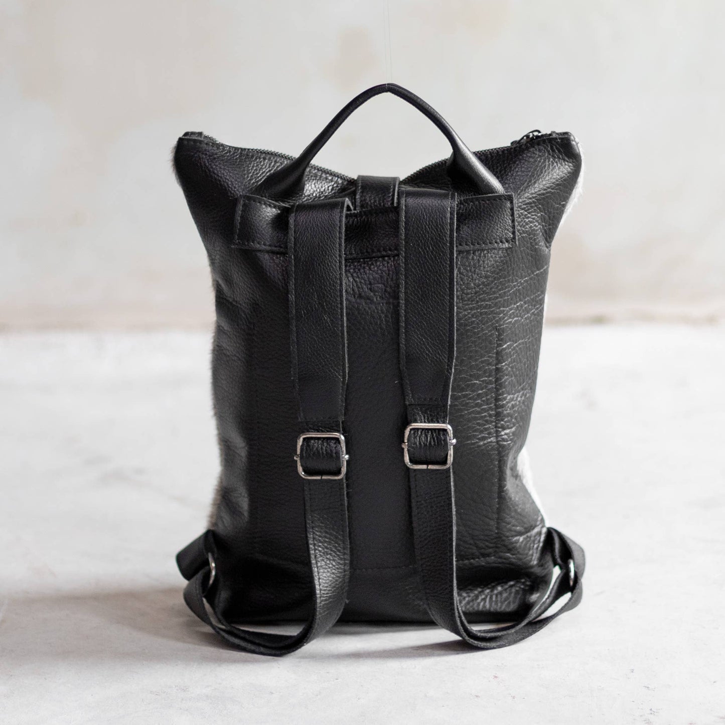 Sandra Cowhide & Leather Backpack by Clemés