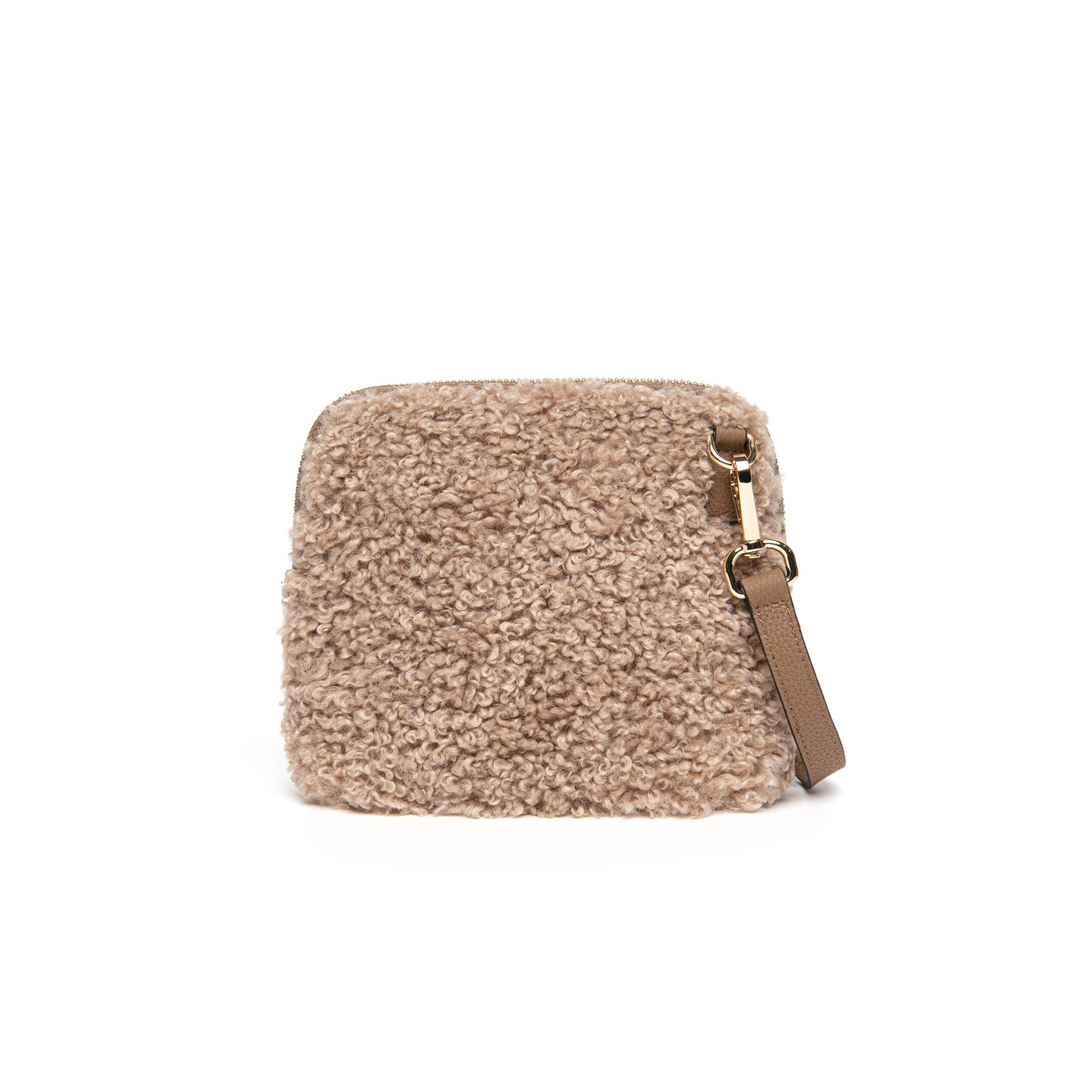 Zita Faux Shearling Crossbody Bag by Clemés