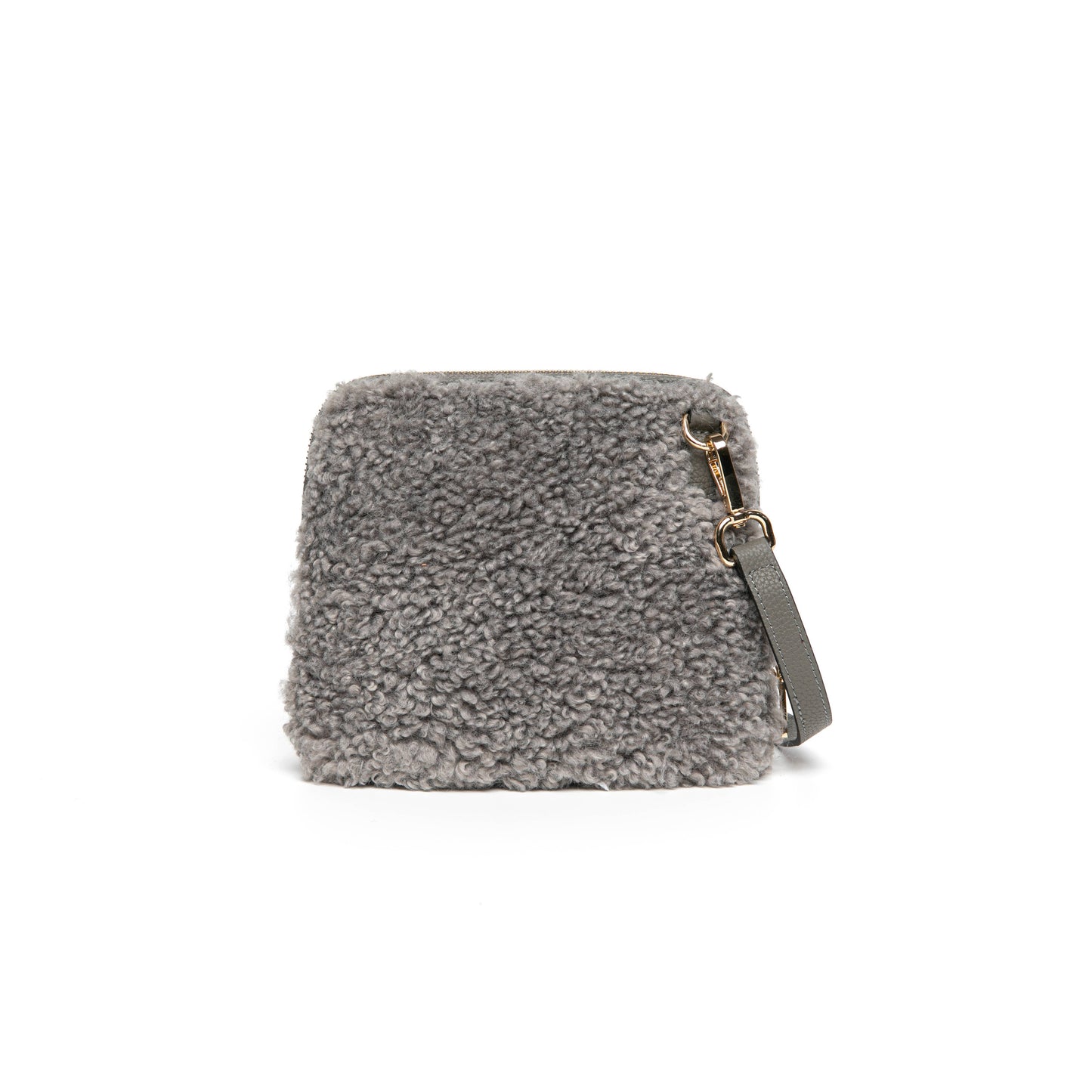 Zita Faux Shearling Crossbody Bag by Clemés