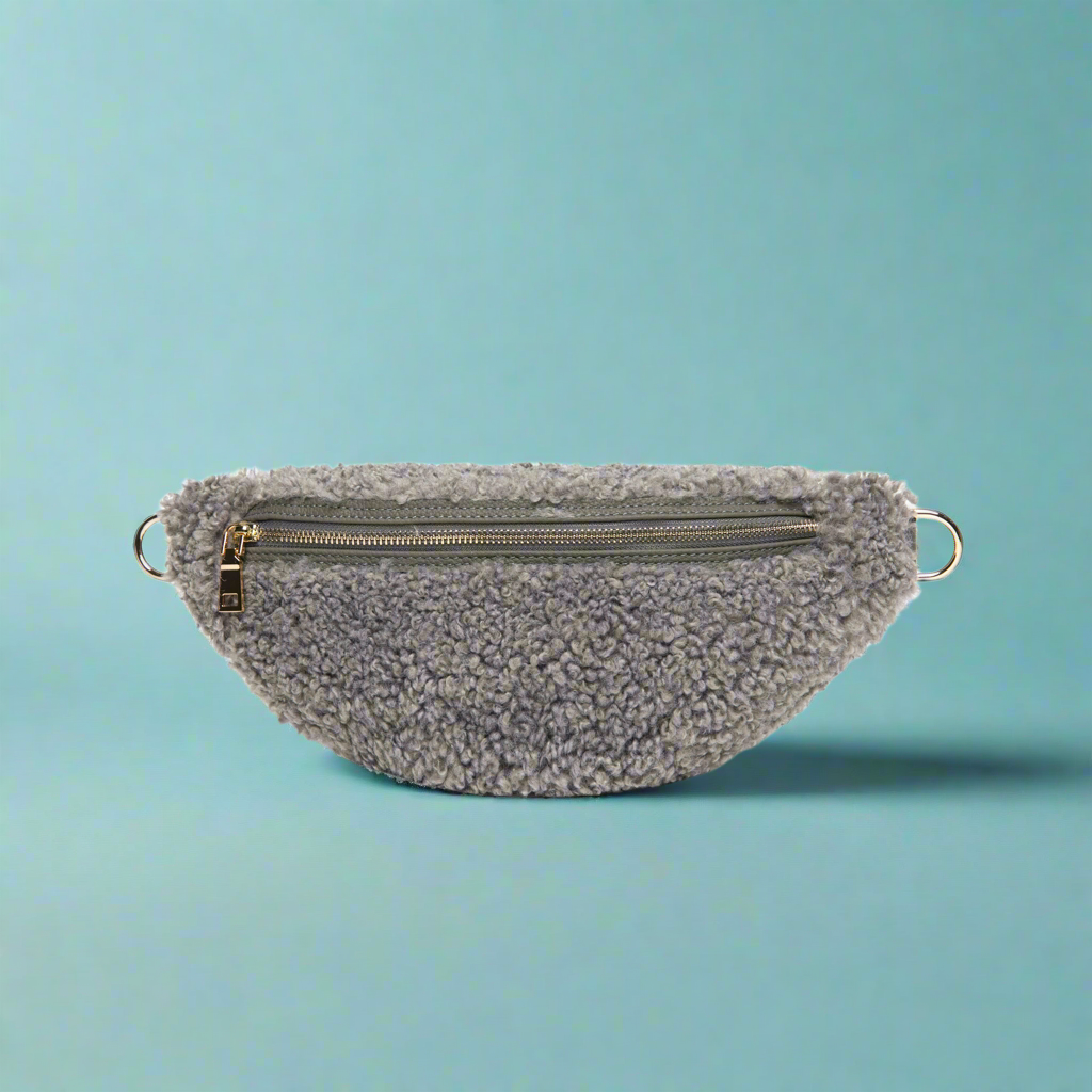 Nevina Shearling & Leather Bum Bag by Clemés