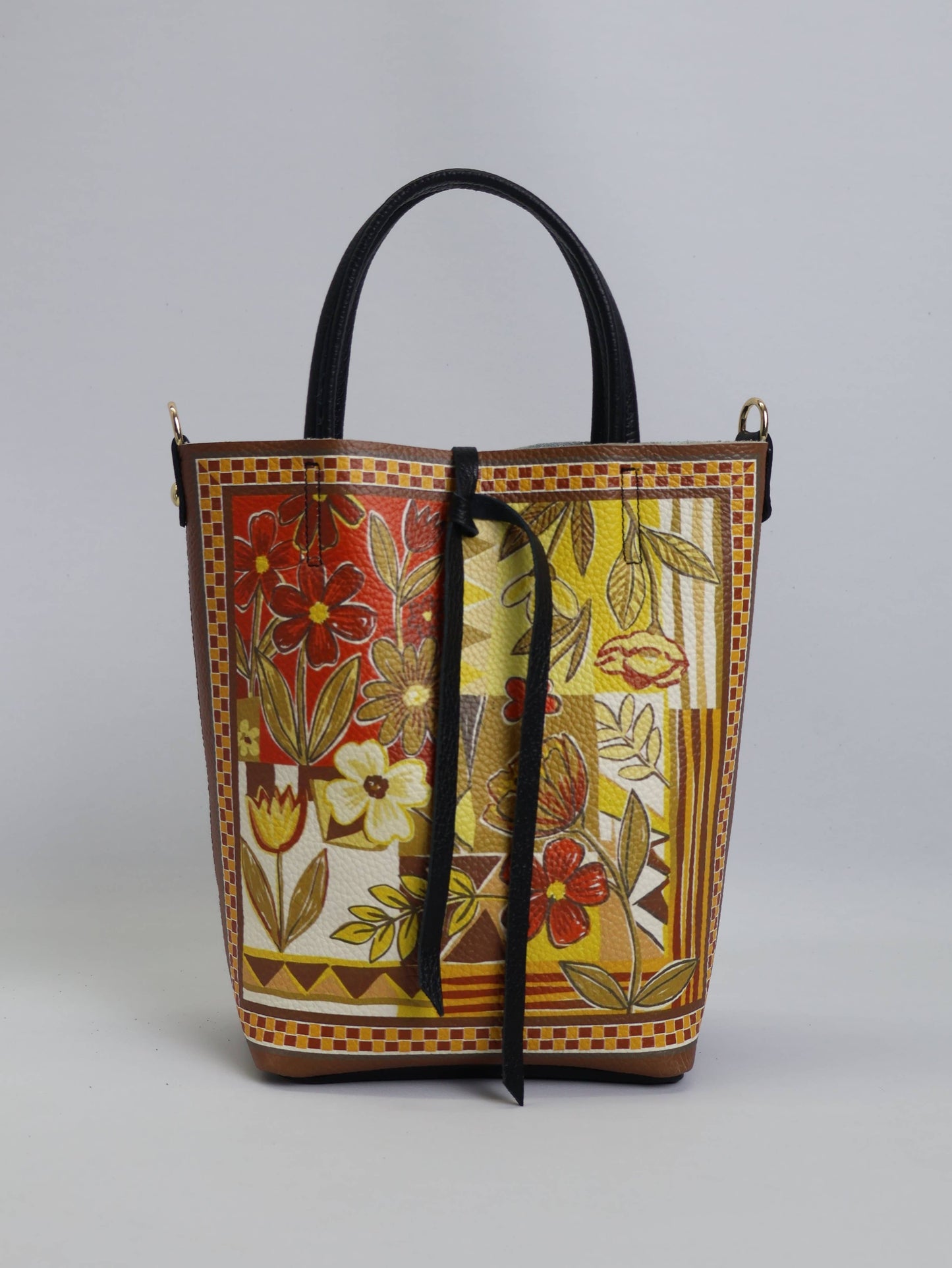 Giada Printed Leather Tote by Clemés (14 Prints)
