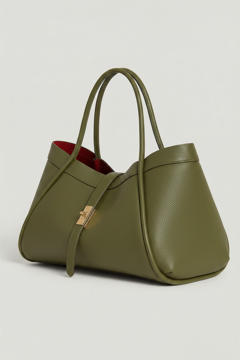 Bianca Large Leather Handbag by Clemés