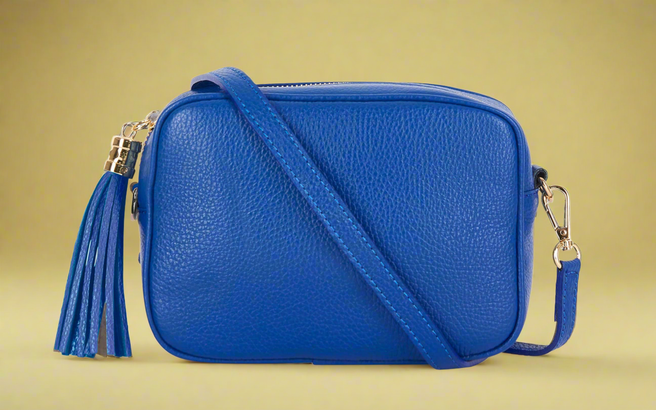 Éloise Genuine Leather Tassel Camera Bag by Clemés