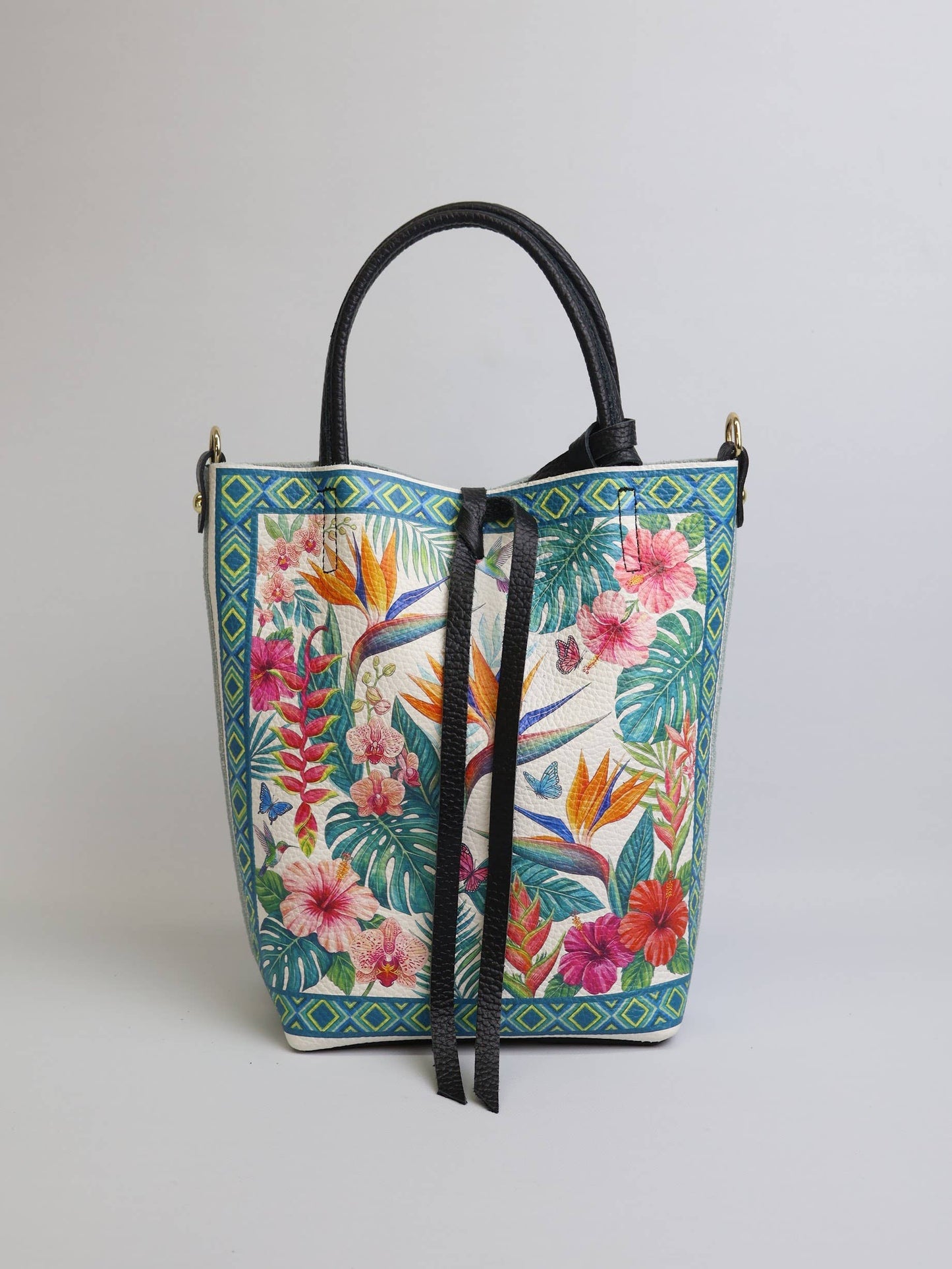 Giada Printed Leather Tote by Clemés (14 Prints)