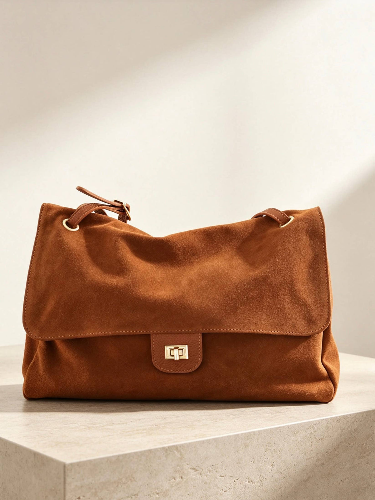 Louise XL Suede Shoulder Bag by Clemés