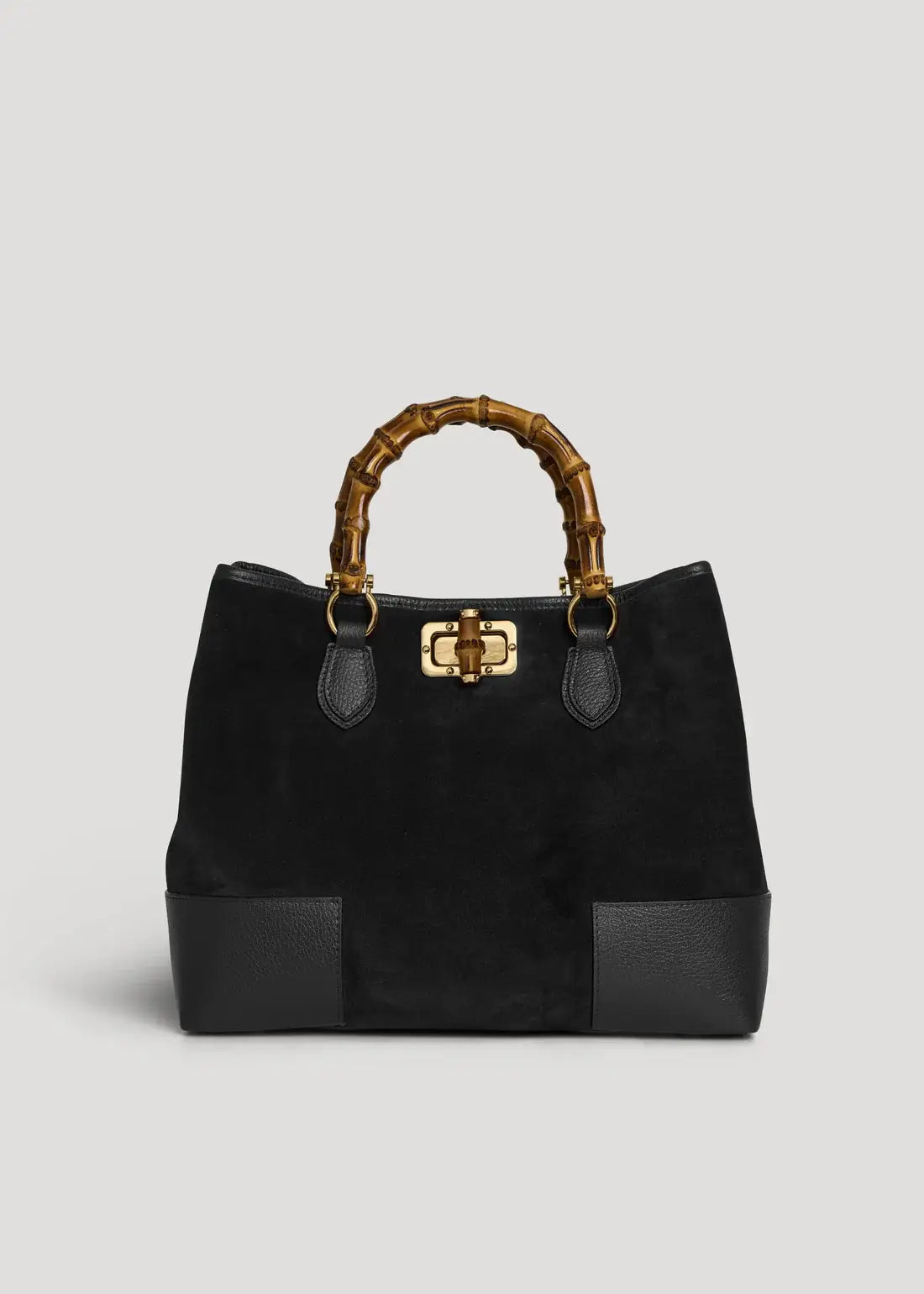 Ginevra Suede Bamboo Tote Bag by Clemés