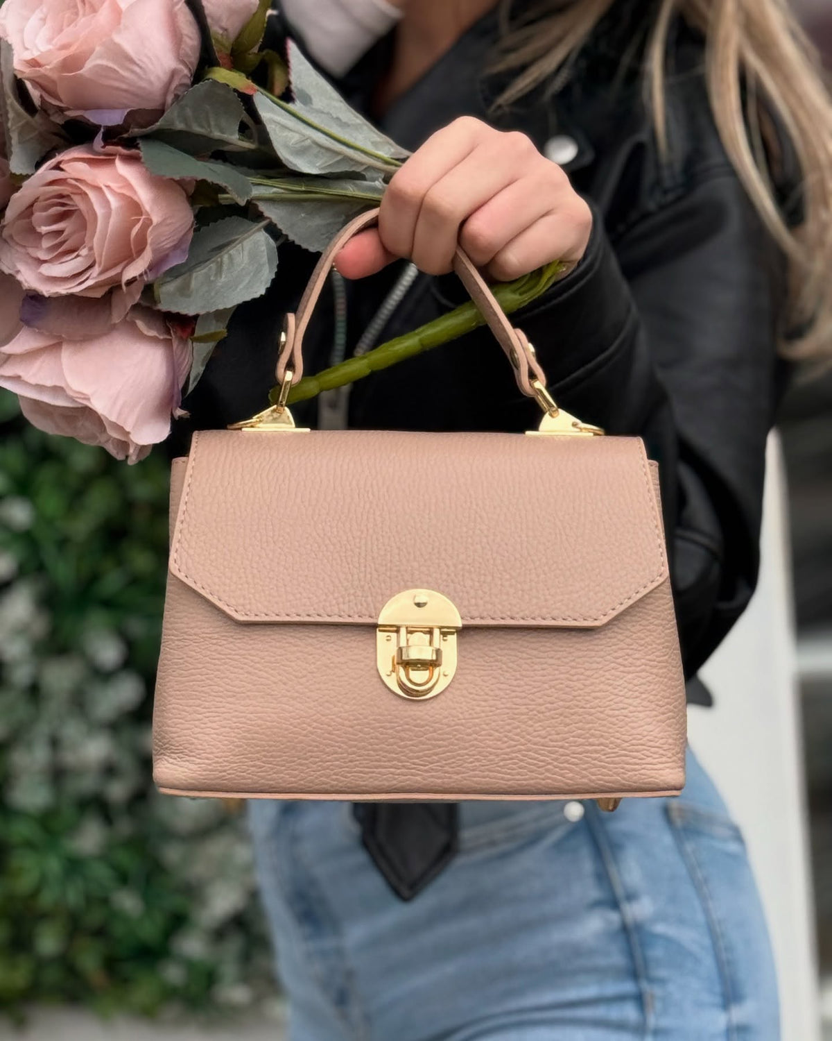 Lola Leather Crossbody Bag by Clemés