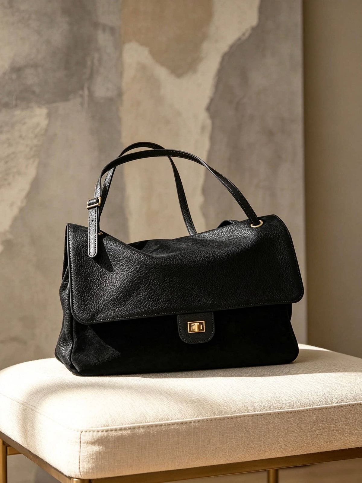 Louise XL Suede Shoulder Bag by Clemés