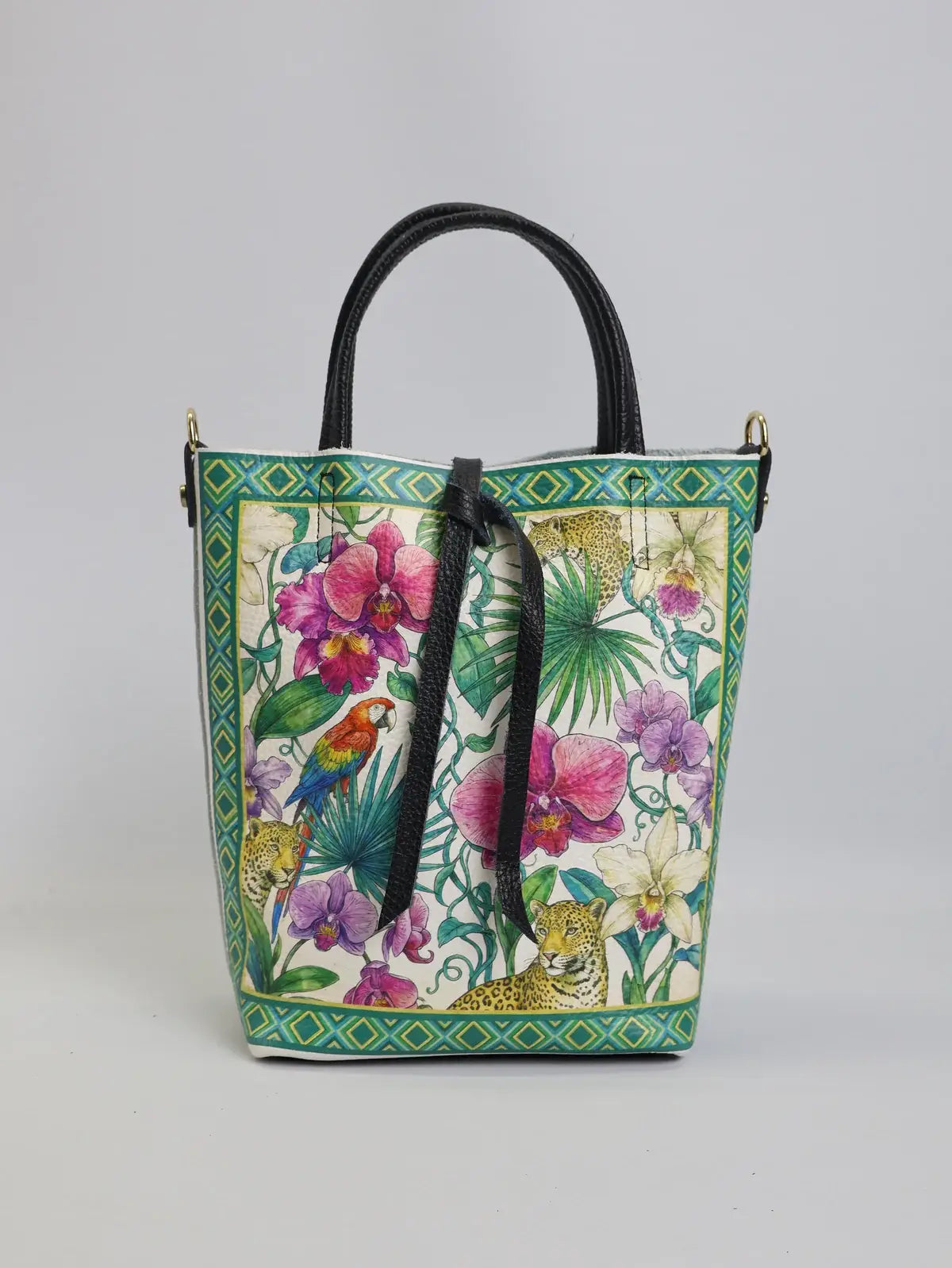 Giada Printed Leather Tote by Clemés (14 Prints)