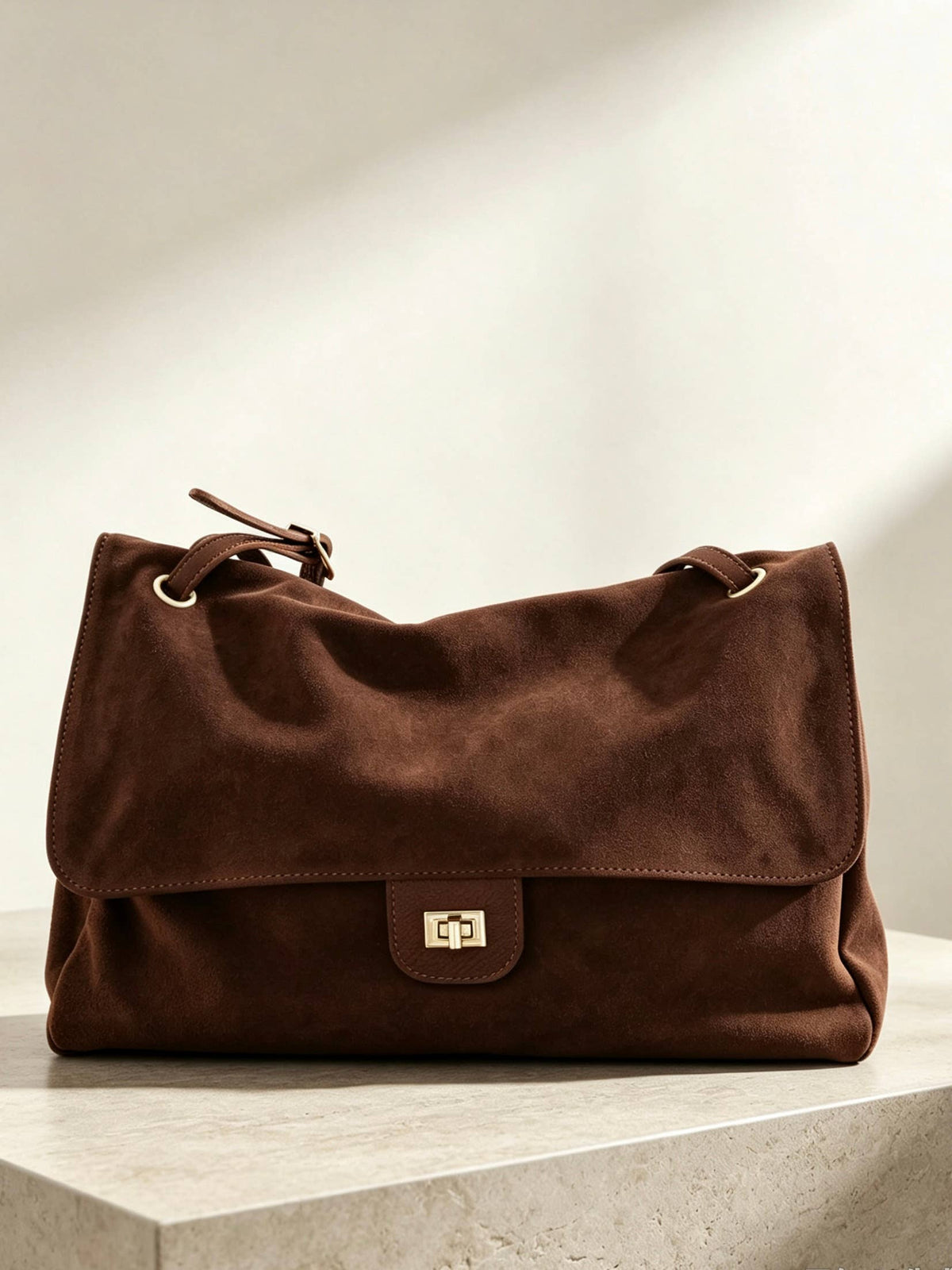 Louise XL Suede Shoulder Bag by Clemés